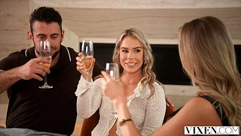 VIXEN Gorgeous Blonde Baddies Emma Hix And Summer Take Turns On His Hard Cock: Porn