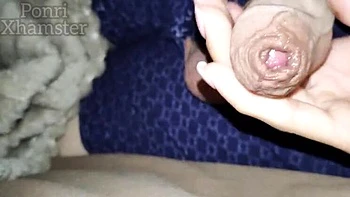 Slow Handjob with Stepsister Milasha Ponri - Huge Cumshot Close Up