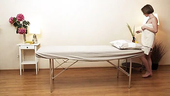 Virgin Massage featuring Aziza's lesbian movie