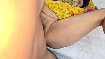 Desi Bhabhi Hot Yellow Saree Anal Fucking - Big Ass Viral XXX Video