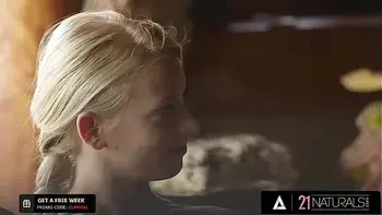 21 NATURALS - Horny Macy Enjoys Passionate Sex Outside In The Garden And Gets Sprayed With Cum