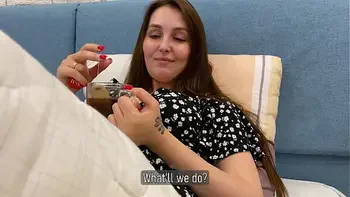 The stepson came to his stepmother to wish her a happy birthday, but in the end he fucked her