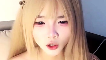 Blonde amateur girl turned on strips naked and masturbates