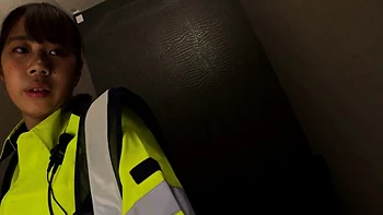 Horny japanese teen gagging for big asian cock in her throat