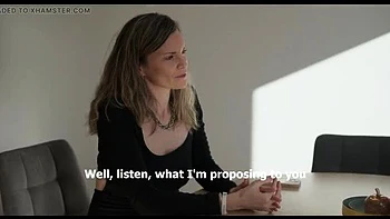 Amateur MILF Gets Rough Doggy Style & Facial From Salesman For Discount - Big Ass Fucked Hard