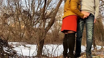 Hot Ukrainian Step Mom Pisses Outside With Me In Pantyhose - Public Doggystyle