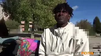 Malafalda takes the BLACK COCK CHALLENGE! She has great fun at HER FIRST INTERRACIAL