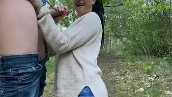 blowjob in the forest