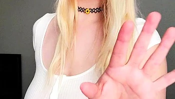 Amateur blond girl with big boobs getting fucked