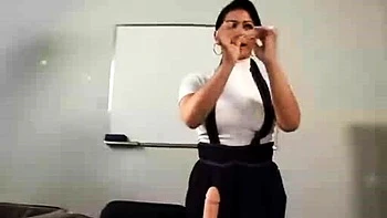 Brunette Milf In Red Stockings Webcam Toying