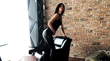 Exotic brunette hardcore foot fetish fuck