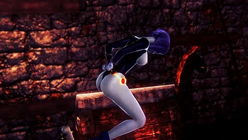 Raven takes a ride on the Wooden Pony BSDM : Titans Porn