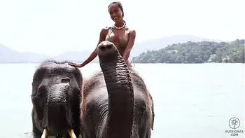 Putri Cinta in 'Tourist in Phuket'