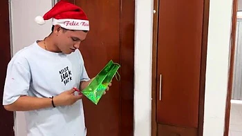 Horny Stepsister Gets My Huge Cock For Christmas - Hard Anal Fuck & Squirting Orgasm