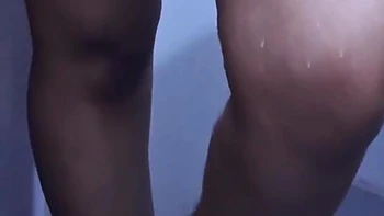 Young Girl Stripping And Taking Bath