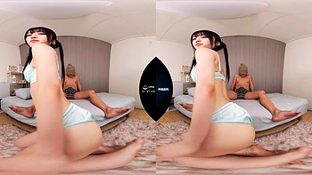 Watching Women in Thongs Give Blowjobs From Behind