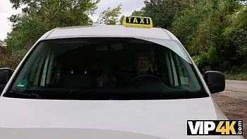 MILF Blonde Mackenzie Page Cheats In Taxi - Blowjob For Ride Instead Of Cash