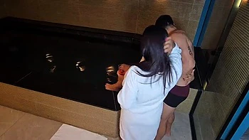 Brazilian Threesome: Boyfriend Fucks My Hot Friend Surprise - Big Tits Latina & Brunette MILF