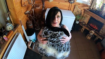 Deep-throat, cum play and camel-toe- leather and fur fetih 255 by MilfyCalla: Porn