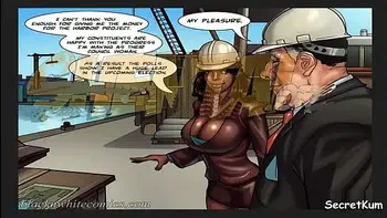 The Mayor S. 2 Ep. 1 - Black Council Woman Fucked in Office by her Monster Cock Boss - Politicians Fuck in Parliament Building