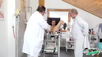 Full video of hot teen Kaira Love being fucked by perverted old gynecologist on her gyno exam