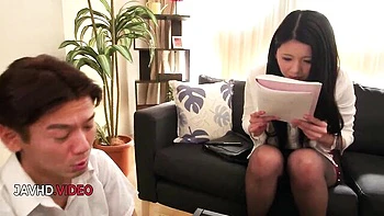 Magnificent Risa Shimizu - threesome clip - AVStockings