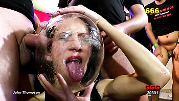 German College Babes Swapping Piss in Hardcore Gangbang - Cony Clay & Aymie Eng