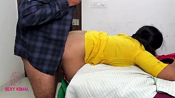 Sexy Komal the Maid Begs for Big Cock Doggystyle - Desi Aunty Tight Pussy Hardcore Rough Sex