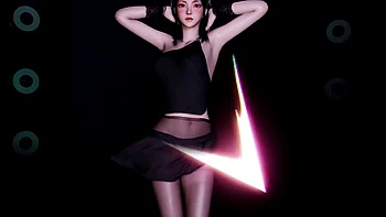 Jolie asiatique 3D nue baisée violemment