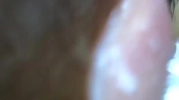 Italian amateur girl opens her pussy and masturbates with a black dildo - dirty talk solo