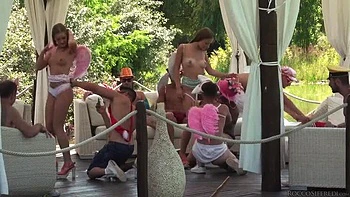 Rocco Siffredi Hard Academy 6 - Tiffany Tatum Gangbang & Bukkake with Massive Cock