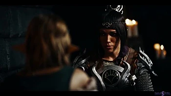 Elfe blonde baise Octokuro avec parasite contrôle mental - lesbienne hardcore