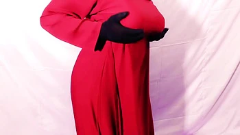 Couple musulman hijabi indien en chaleur