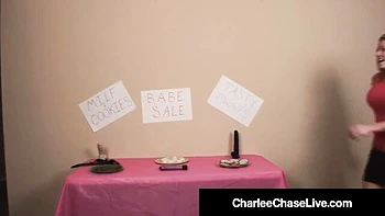 Charlee Chase and Allura Skye's stockings scene by Charlee Chase