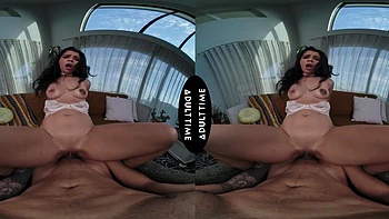 Latina Harley Haze fickt ihren Freund Oliver Davis