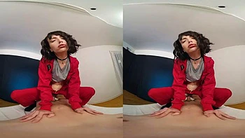 Tokyo Babe bläst, Reitet und Doggy im POV