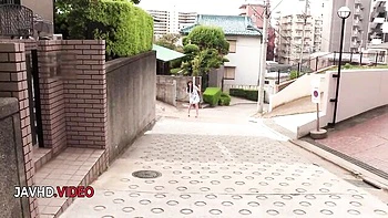 Ruka Mihoshi Dreier mit doppeltem asiatischem Creampie