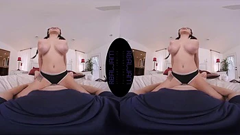 VR Fick mit großen Titten: Doggy, Cowgirl & Missionar mit Sperma