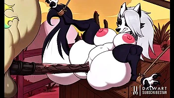 Dicke Hentai Titten- und Arsch-Braut