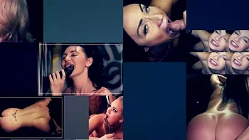 Первые gloryhole Лили Джейд: глубокий минет и глотание спермы