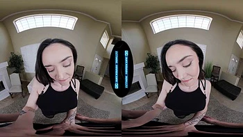 Жесткий хардкор в VR с сексуальной латиночкой