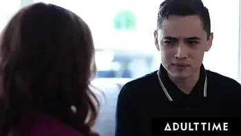 ADULT TIME - Curious Stepson Loses His Anal Virginity To Big Titty Stepmommy Natasha Nice!