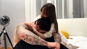 Novio celoso jode la concha pequeña de la teen