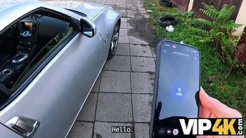 Горячая латиноамериканская девушка продает свою киску незнакомцу за машину - секс в POV для рогоносца