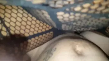 My step sons friend making me squirt with his tongue and cock