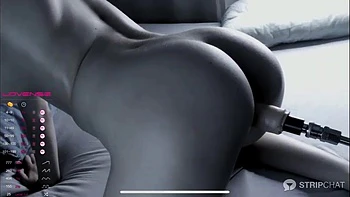 Masturbação de peitos grandes: doggy e missionário