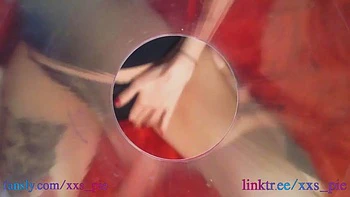 Fetiche de coño con primer plano de eyaculación