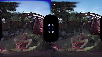 Cali en VR : pipe, levrette et cowgirl double pénétration