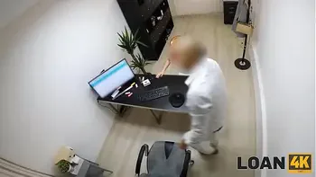 LOAN4K. Big-boobied MILF is satisfied with cock in snatch and cash