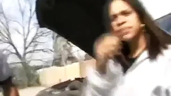 Ebony au cul rebondi en doggy, cowgirl et missionnaire